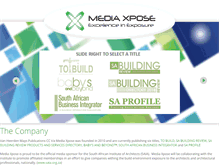 Tablet Screenshot of mediaxpose.co.za
